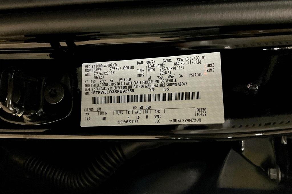 new 2025 Ford F-150 car, priced at $66,603