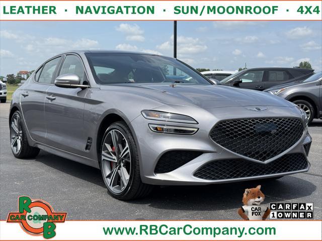 used 2024 Genesis G70 car, priced at $33,995