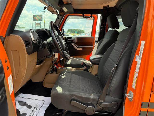 used 2012 Jeep Wrangler Unlimited car, priced at $9,495