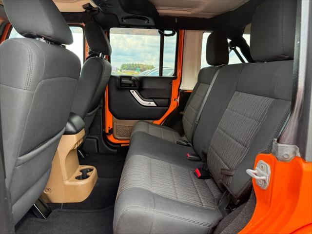 used 2012 Jeep Wrangler Unlimited car, priced at $9,495