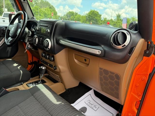 used 2012 Jeep Wrangler Unlimited car, priced at $9,495