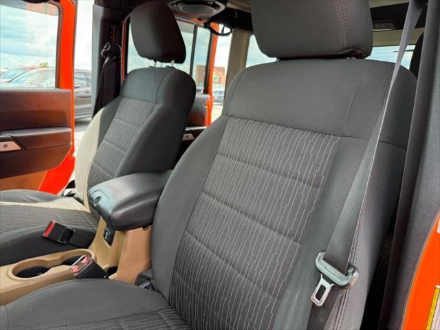 used 2012 Jeep Wrangler Unlimited car, priced at $9,495