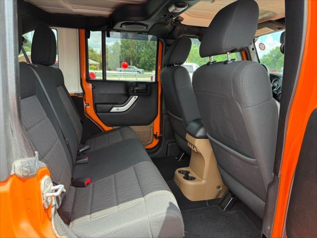 used 2012 Jeep Wrangler Unlimited car, priced at $9,495