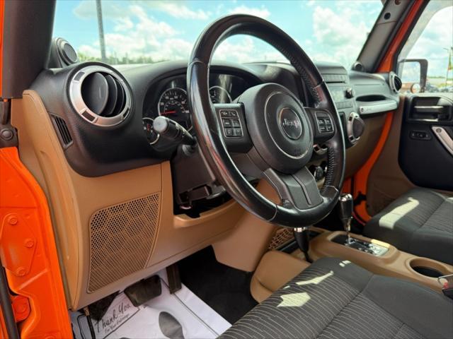 used 2012 Jeep Wrangler Unlimited car, priced at $9,495