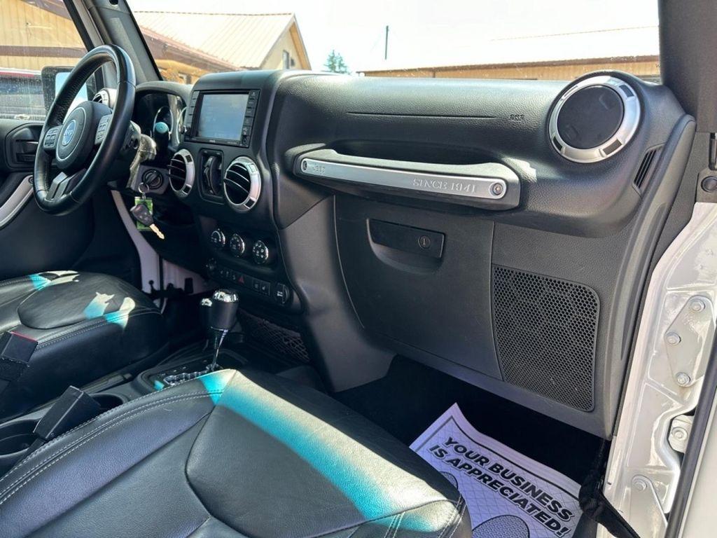 used 2016 Jeep Wrangler Unlimited car, priced at $21,995