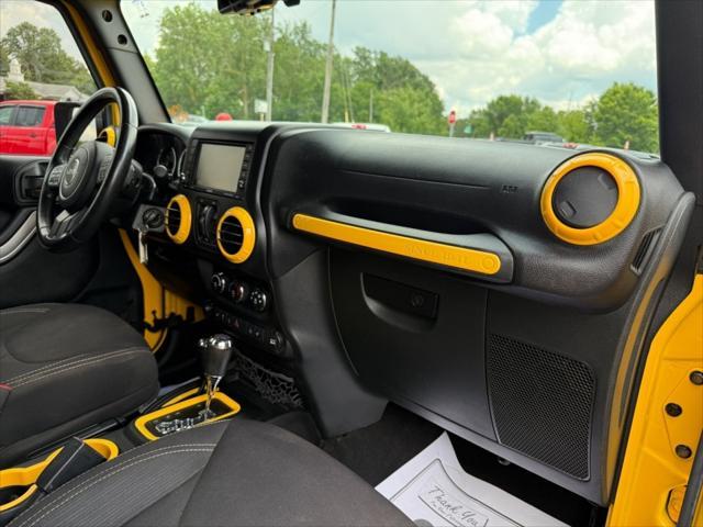 used 2015 Jeep Wrangler Unlimited car, priced at $17,900