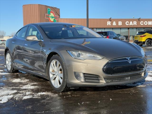 used 2015 Tesla Model S car, priced at $17,995