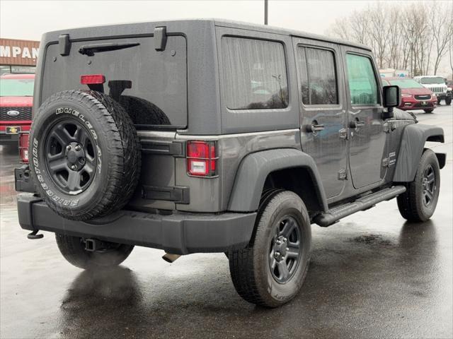 used 2017 Jeep Wrangler Unlimited car, priced at $20,480