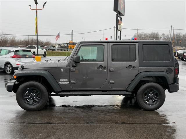 used 2017 Jeep Wrangler Unlimited car, priced at $20,480