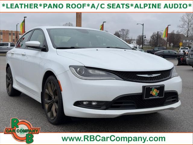 used 2016 Chrysler 200 car, priced at $15,580