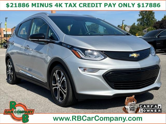 used 2021 Chevrolet Bolt EV car, priced at $17,886