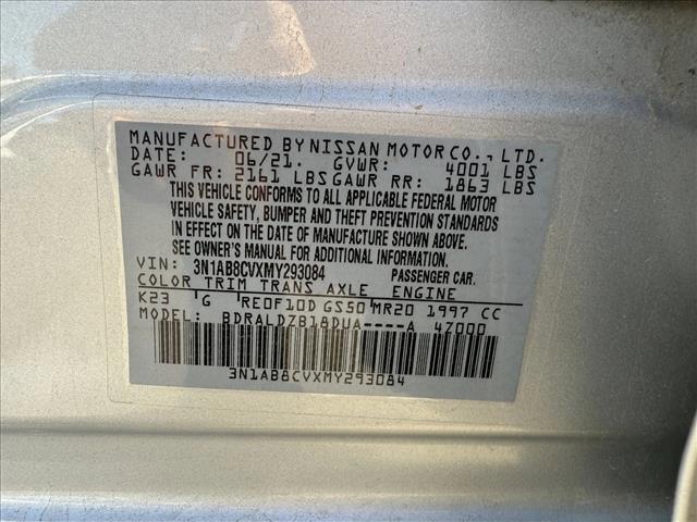 used 2021 Nissan Sentra car, priced at $15,672
