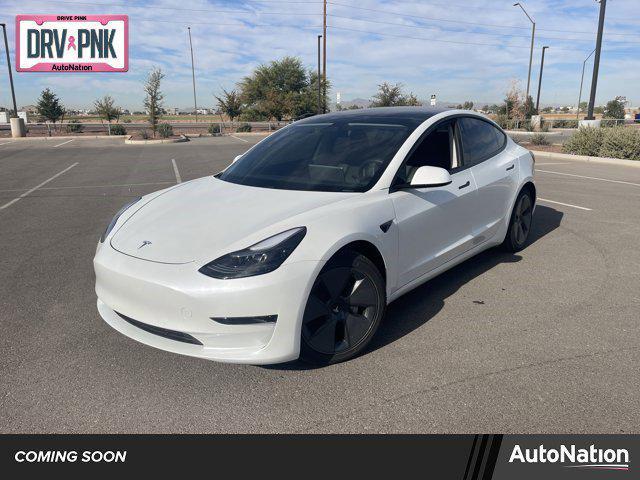 used 2021 Tesla Model 3 car, priced at $27,737