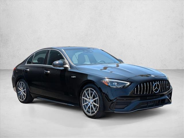 used 2024 Mercedes-Benz AMG C 43 car, priced at $55,596