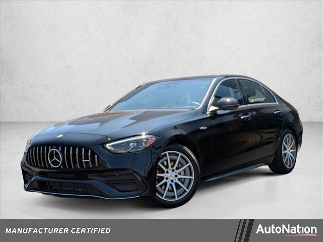 used 2024 Mercedes-Benz AMG C 43 car, priced at $55,596