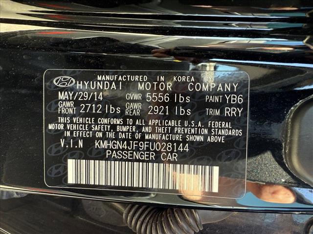 used 2015 Hyundai Genesis car, priced at $13,897