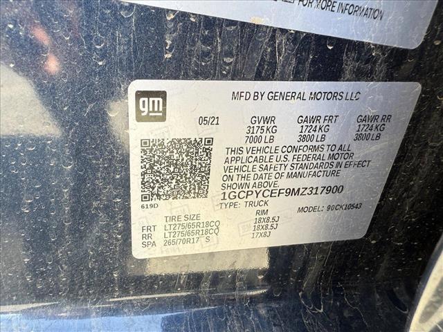 used 2021 Chevrolet Silverado 1500 car, priced at $35,599