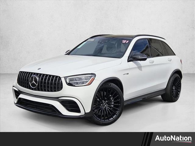 used 2021 Mercedes-Benz AMG GLC 63 car, priced at $47,194