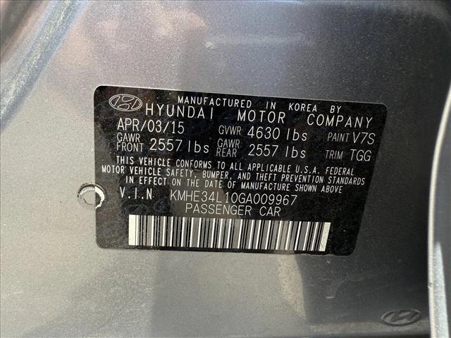 used 2016 Hyundai Sonata Hybrid car, priced at $9,995