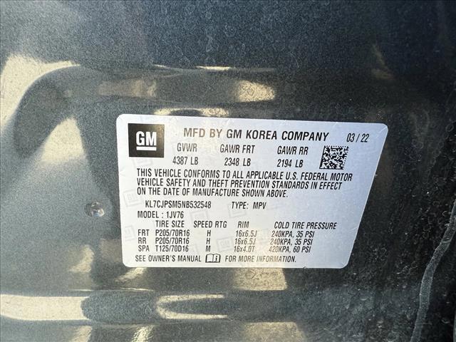 used 2022 Chevrolet Trax car, priced at $15,289