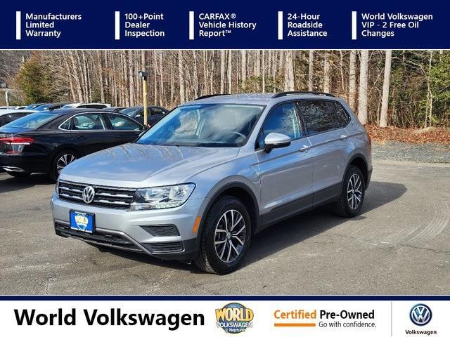 used 2021 Volkswagen Tiguan car, priced at $18,500