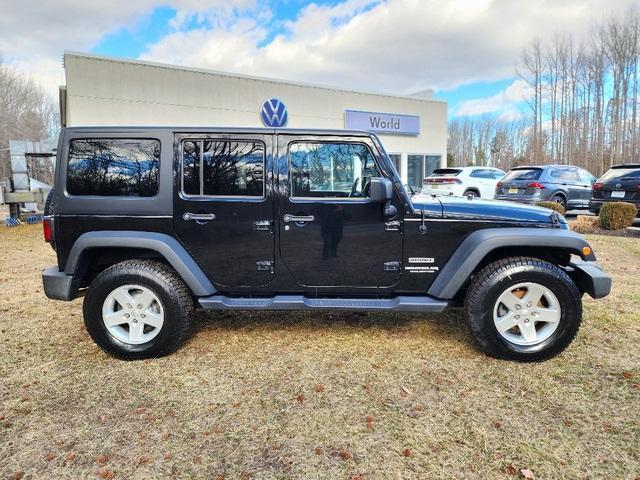 used 2017 Jeep Wrangler Unlimited car, priced at $17,500