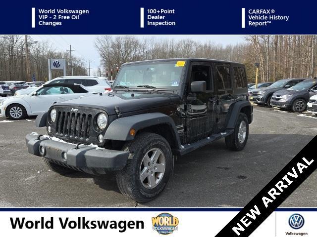 used 2017 Jeep Wrangler Unlimited car, priced at $19,500