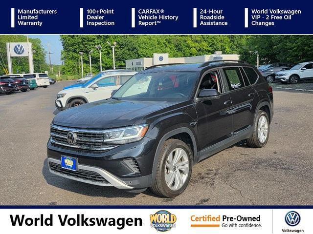 used 2021 Volkswagen Atlas car, priced at $24,500