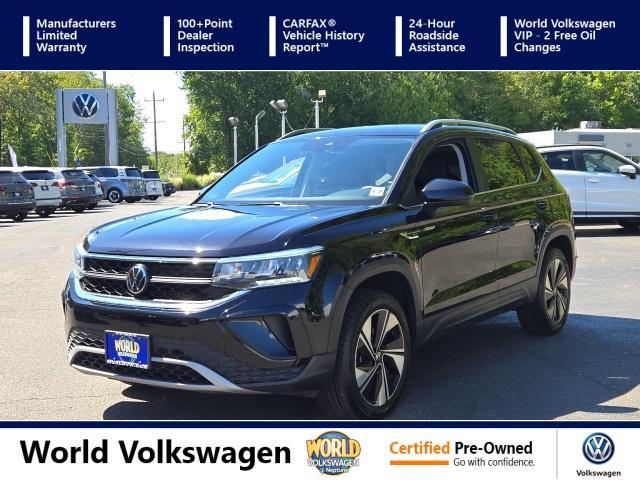 used 2023 Volkswagen Taos car, priced at $22,500