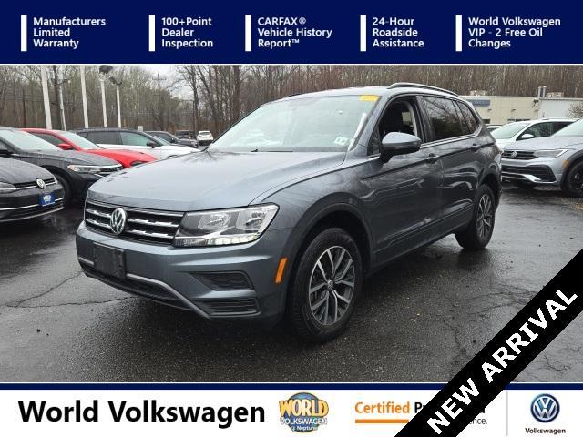 used 2021 Volkswagen Tiguan car, priced at $19,000