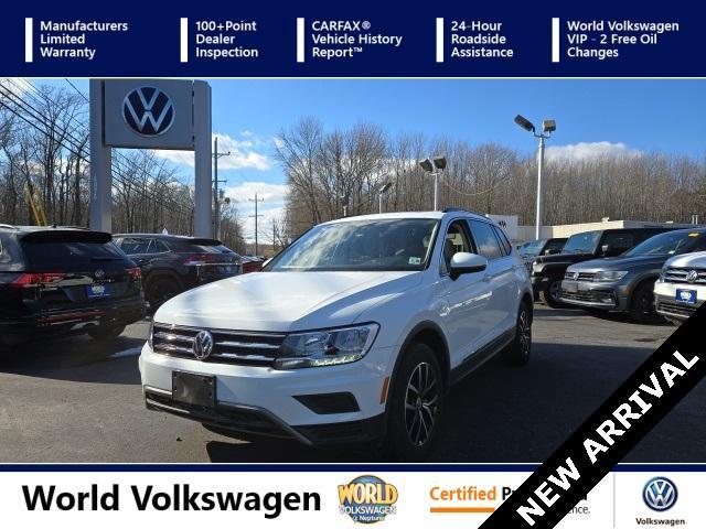 used 2021 Volkswagen Tiguan car, priced at $22,000