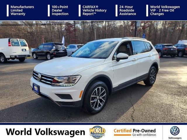 used 2021 Volkswagen Tiguan car, priced at $18,000