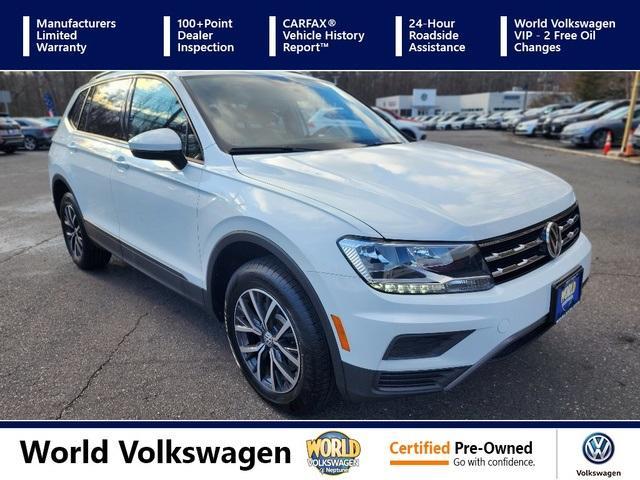 used 2021 Volkswagen Tiguan car, priced at $18,000