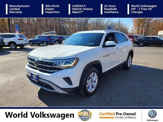 used 2021 Volkswagen Atlas Cross Sport car, priced at $23,445