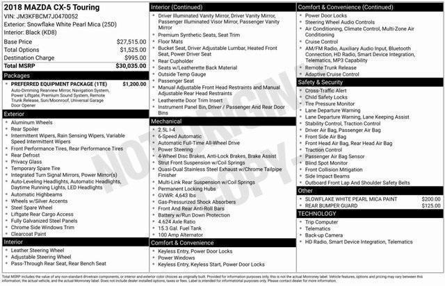 used 2018 Mazda CX-5 car, priced at $13,995