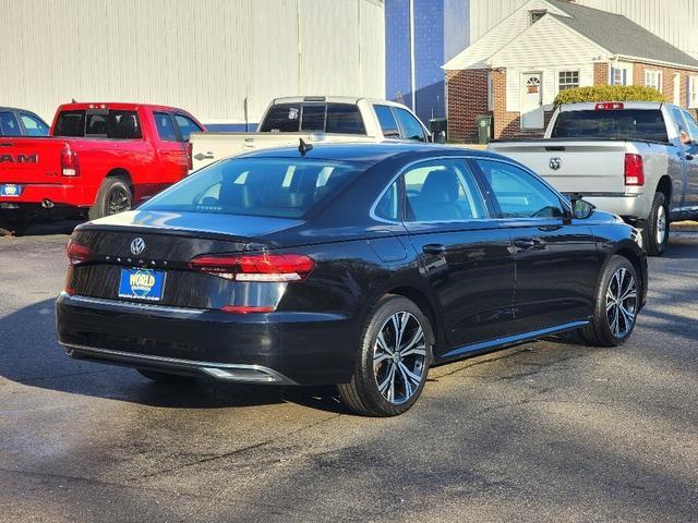 used 2021 Volkswagen Passat car, priced at $14,500