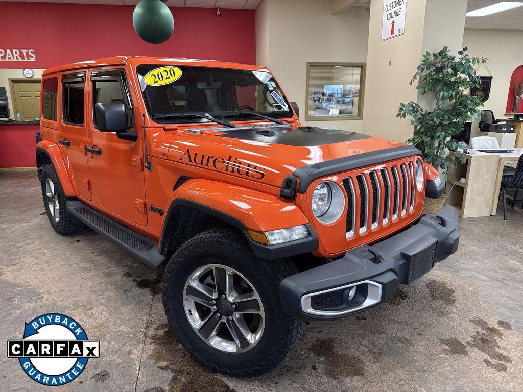 used 2020 Jeep Wrangler Unlimited car, priced at $30,550