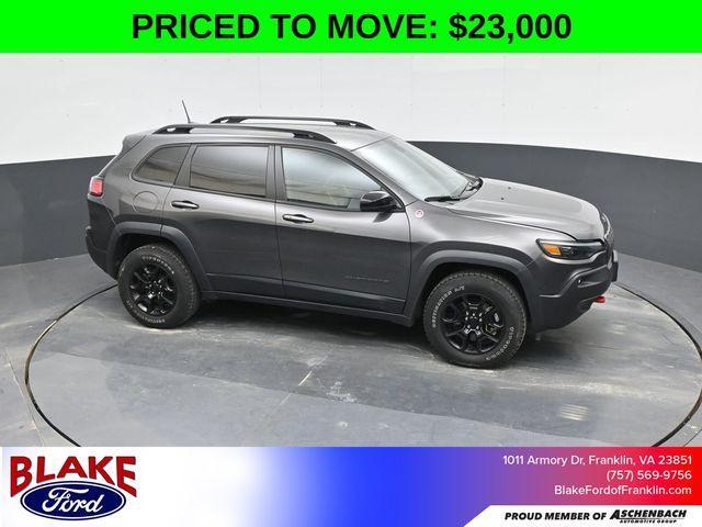used 2022 Jeep Cherokee car, priced at $23,000