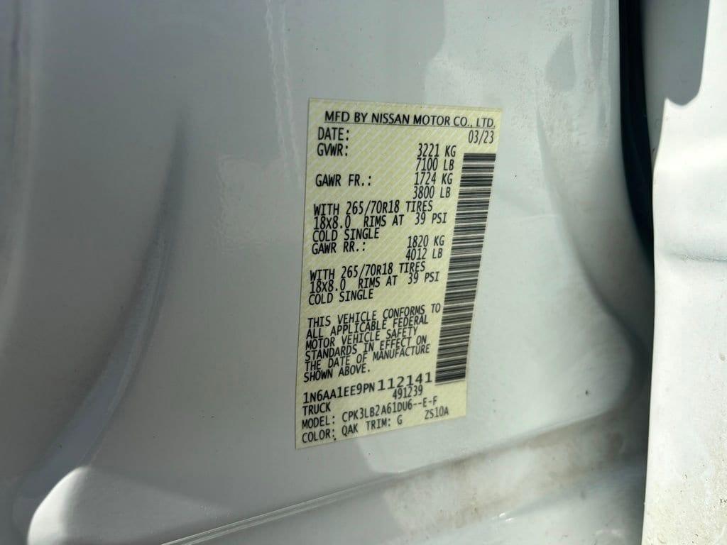 used 2023 Nissan Titan car, priced at $28,485