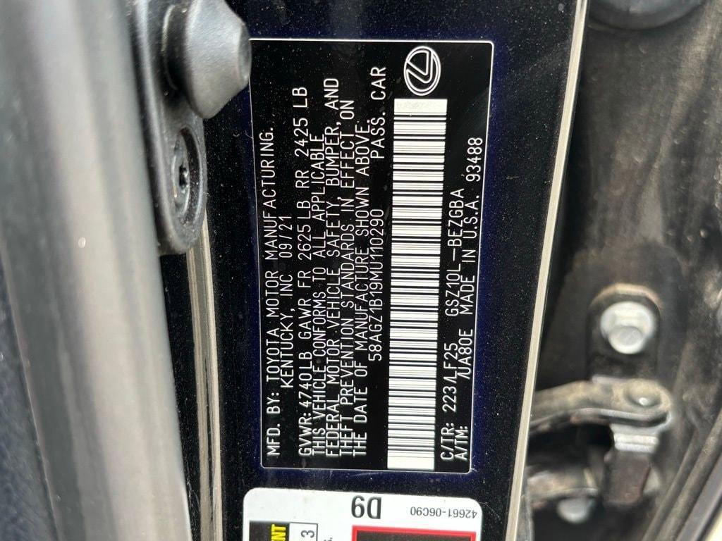used 2021 Lexus ES 350 car, priced at $36,991
