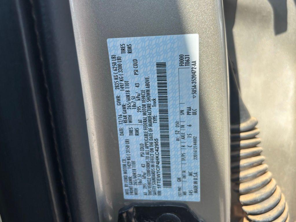 used 2017 Ford F-150 car, priced at $28,000