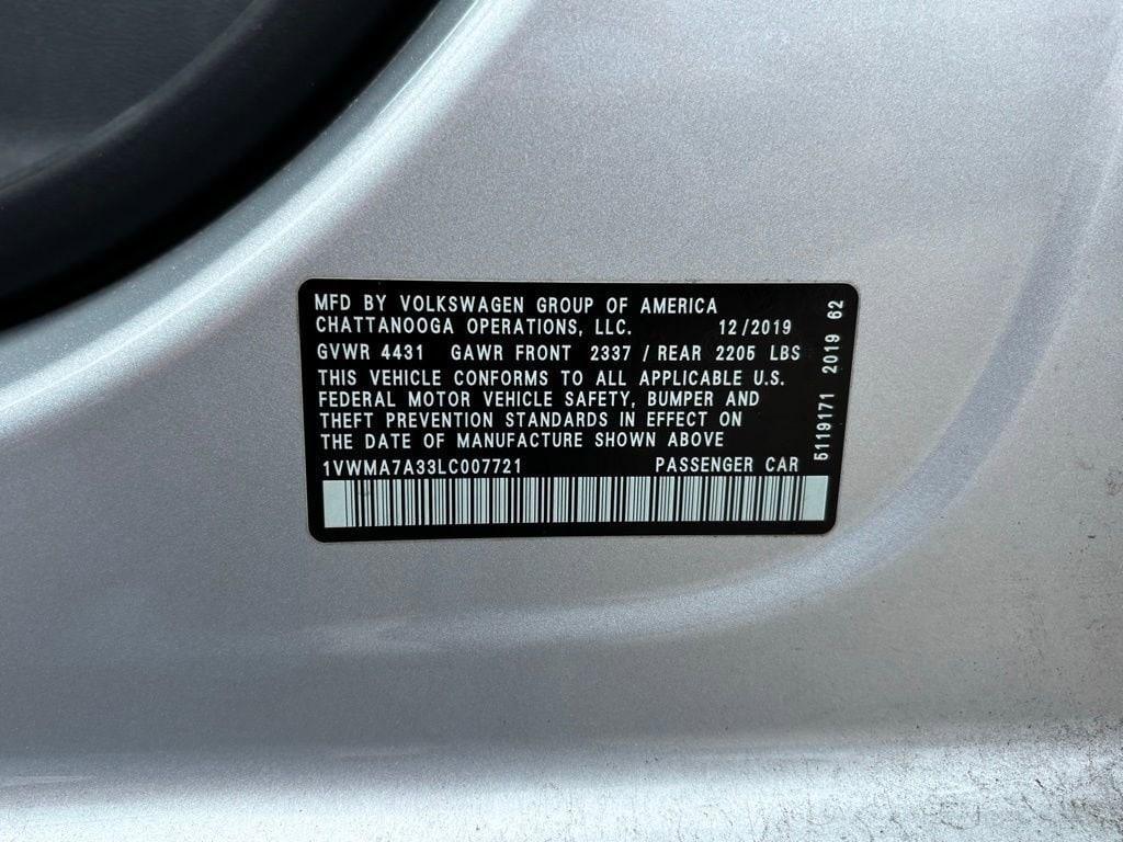 used 2020 Volkswagen Passat car, priced at $21,991