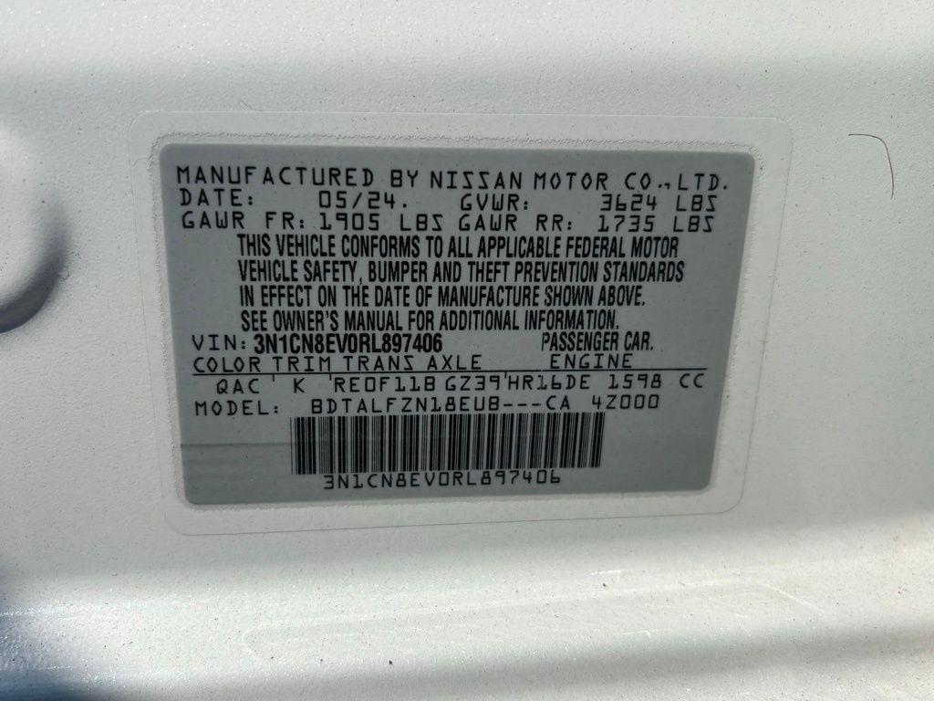 used 2024 Nissan Versa car, priced at $17,144
