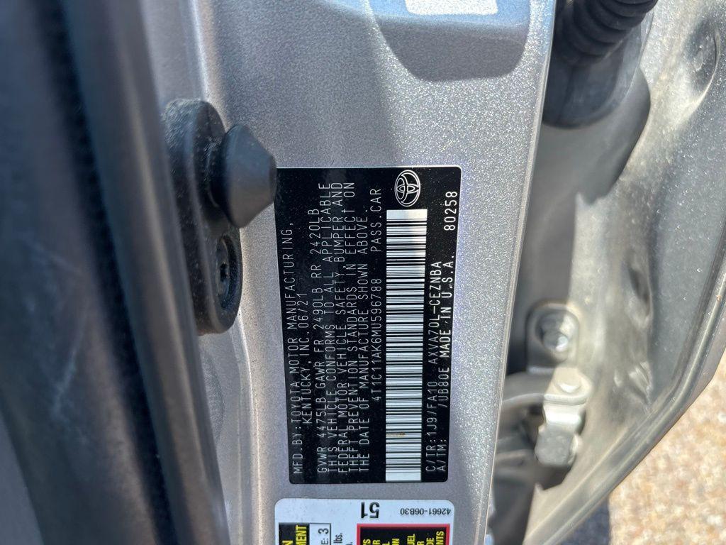 used 2021 Toyota Camry car, priced at $20,991