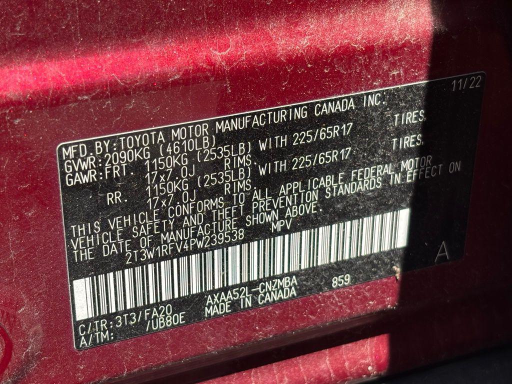 used 2023 Toyota RAV4 car, priced at $28,721