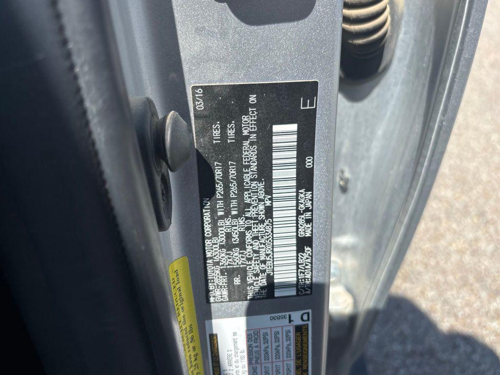 used 2016 Toyota 4Runner car, priced at $27,991