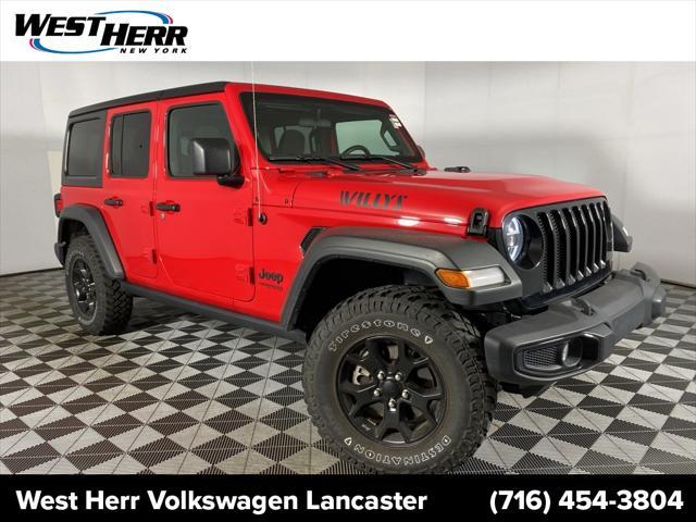 used 2021 Jeep Wrangler car, priced at $35,712