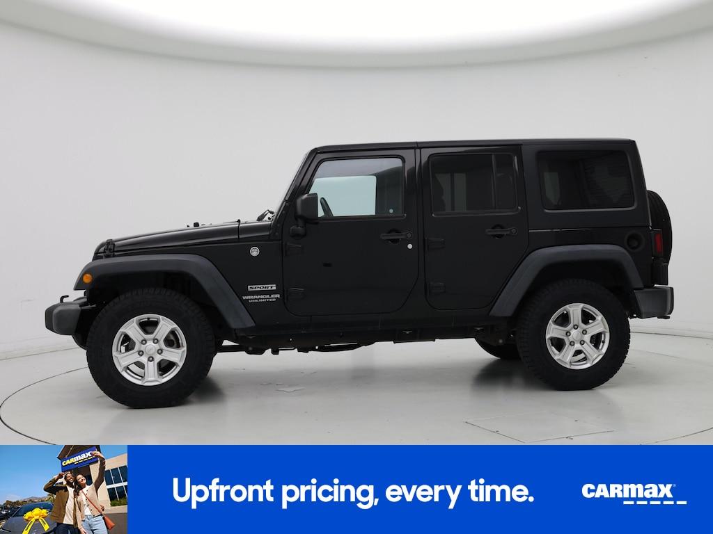 used 2017 Jeep Wrangler car, priced at $21,998