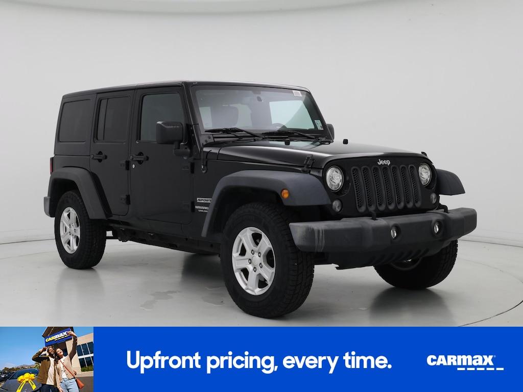 used 2017 Jeep Wrangler car, priced at $21,998