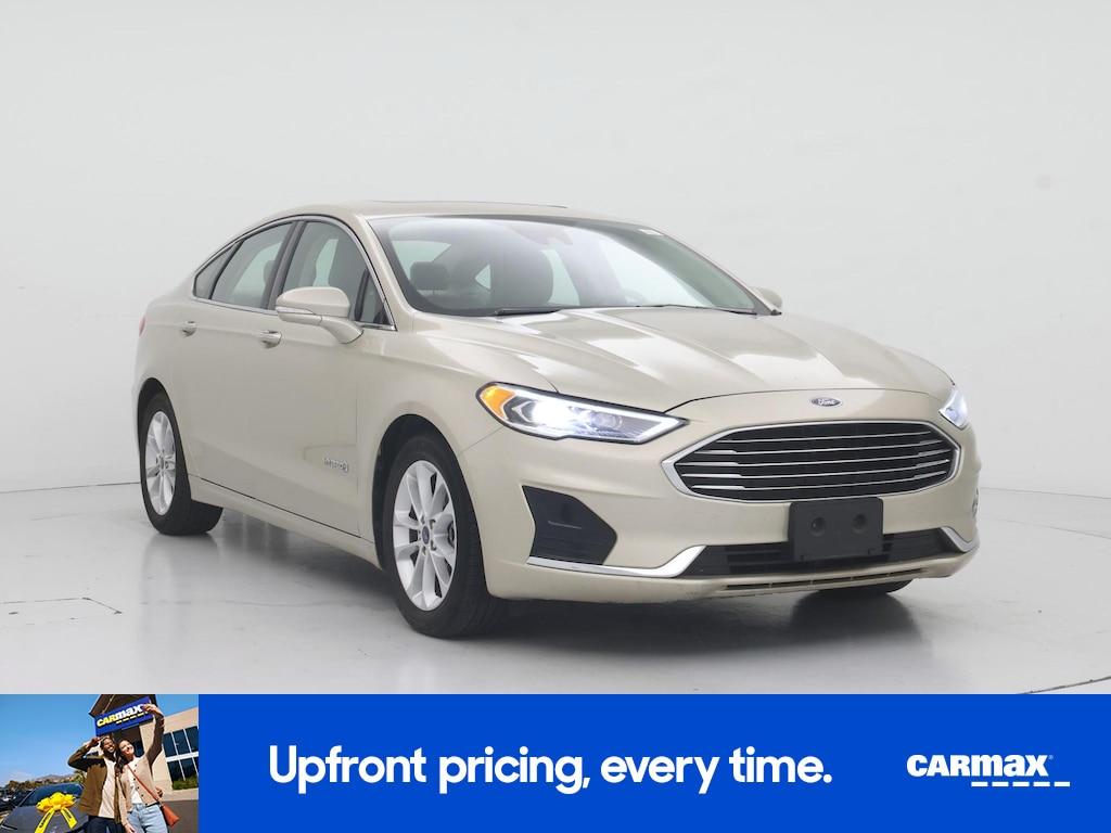 used 2019 Ford Fusion Hybrid car, priced at $15,998